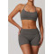 Custom Yoga Scrunch Shorts | Custom Private Label YogaWear Quick Dry Running Sports Bra Seamless