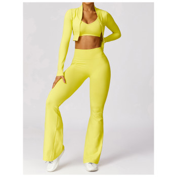 Custom long sleeve sport | New Style Custom Logo Women Pants Set  Wide Leg Pants Women Long Sleeve