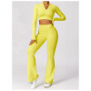 Custom long sleeve sport | New Style Custom Logo Women Pants Set  Wide Leg Pants Women Long Sleeve