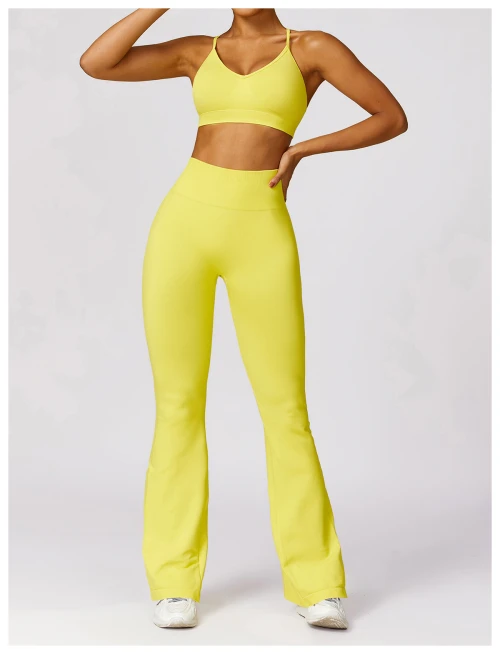 Custom women pants and bra | Fitness Yoga Wear Set Women Yoga Legging Sexy Girl Sexy Big Sport Bra