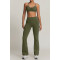 Custom Yoga Pants With Pocket |New Women's Wide-Leg Yoga Pants Custom Logo High Waist Yoga Set