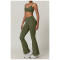 Custom Yoga Pants With Pocket |New Women's Wide-Leg Yoga Pants Custom Logo High Waist Yoga Set