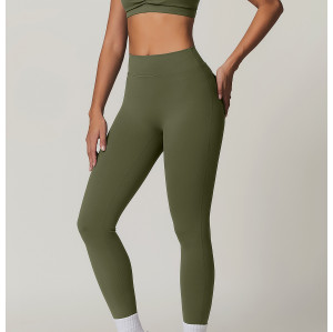 Customized Women's Leggings | Women's Fitness Running Yoga Wear Solid Color Yoga