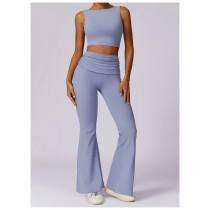 Custom High Quality Tank Top | Sleeveless Fitness Wear Trousers Tank TopGym Trousers For Women