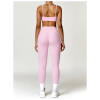 Custom Yoga crop Sports Bra | Tight Yoga Suit High Waist Speed Dry Seamless Yoga Leggings Suit