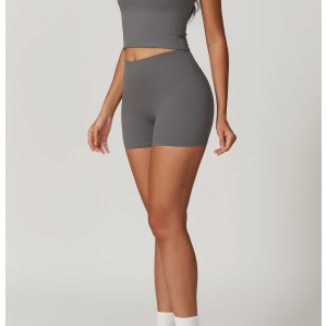 Custom Women T-shirt With Logo | High Quality Seamless Yoga Shorts Hot Sale Running Yoga Shorts
