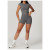 Custom Women T-shirt With Logo | High Quality Seamless Yoga Shorts Hot Sale Running Yoga Shorts