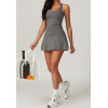 Custom Woman Tennis Skirt| Wholesale Fitness Camisole Tank Top Women Golf Tennis Skirts Sportswear