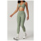 Custom gym yoga leggings set| Wholesale New Design Yoga Legging Fabric Autumn Active Wear