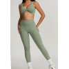 Custom gym yoga leggings set| Wholesale New Design Yoga Legging Fabric Autumn Active Wear