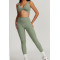 Custom gym yoga leggings set| Wholesale New Design Yoga Legging Fabric Autumn Active Wear