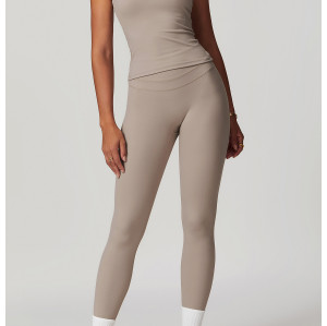 Custom Wholesale Yoga Sets|New Style Yoga Sets Tank Top Women Yoga Leggings For High Waist Leggings