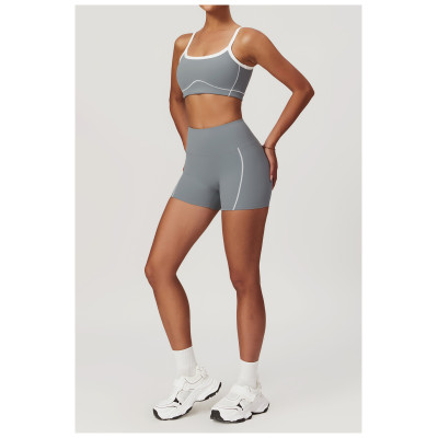 Custom Fitness Yoga Shorts Bra | Custom Private Label Butt Women's Luxury Gym Yoga Short Leggings