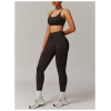 Custom Yoga Gym Legging  |Seamless Yoga Gym Set Back Bra High Waist Fitness Shorts Sportswear