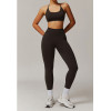 Custom Yoga Gym Legging  |Seamless Yoga Gym Set Back Bra High Waist Fitness Shorts Sportswear