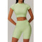 Custom Bright Color Yoga Top | Factory wholesale tights sports women custom fabric cropped top