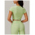 Custom Bright Color Yoga Top | Factory wholesale tights sports women custom fabric cropped top
