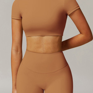 Custom Solid Color Bodysuit | Factory wholesale custom high-end short backless tops