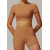 Custom Solid Color Bodysuit | Factory wholesale custom high-end short backless tops cropped top