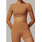 Custom Solid Color Bodysuit | Factory wholesale custom high-end short backless tops cropped top