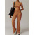 Custom Solid Color Bodysuit | Factory wholesale custom high-end short backless tops cropped top