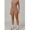 Custom Off-shoulder Top | Wholesale padded tops high quality yoga sports tops for women
