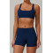 Sexy Fitness Bra Manufacture | Factory customized sports fitness stitching stripe bra for women summer