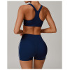 Sexy Fitness Bra Manufacture | Factory customized sports fitness stitching stripe bra for women summer