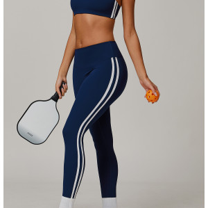 Sexy Fitness Bra Manufacture | Factory customized sports fitness stitching stripe bra for women summer