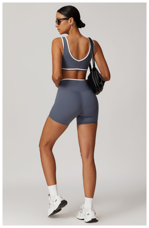 Custom Contrast Line Bra | Factory wholesale contrast color stitching sexy bra for women