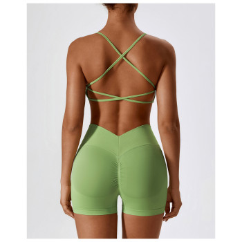 Custom Seamless Sports Bra | Factory seamless back cross sexy bra custom color logo