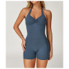 Custom Patchwork Jumpsuits | Factory straight bodysuit with pockets sexy style for women summer