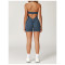 Custom Patchwork Jumpsuits | Factory straight bodysuit with pockets sexy style for women summer