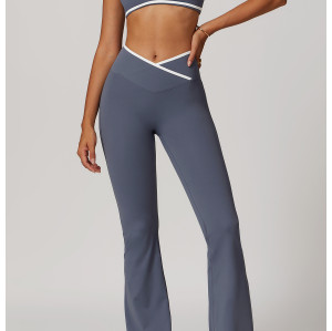 Custom Color Stitching Yoga Sets | Factory wholesale color stitching women's summer yoga sets