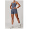 Custom Yoga Suits | Factory Wholesale Spliced ​​Women's Summer Yoga Suits Comfortable