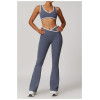 Custom Color Stitching Yoga Sets | Factory wholesale color stitching women's summer yoga sets