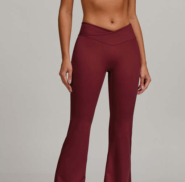 Custom flared pants yoga suit | Factory wholesale yoga wear women's custom fabric