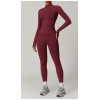 CustomSeamless Stand Collar Yoga Wear | Factory Women's Jacket Windproof Slim Warm