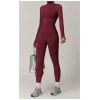 CustomSeamless Stand Collar Yoga Wear | Factory Women's Jacket Windproof Slim Warm