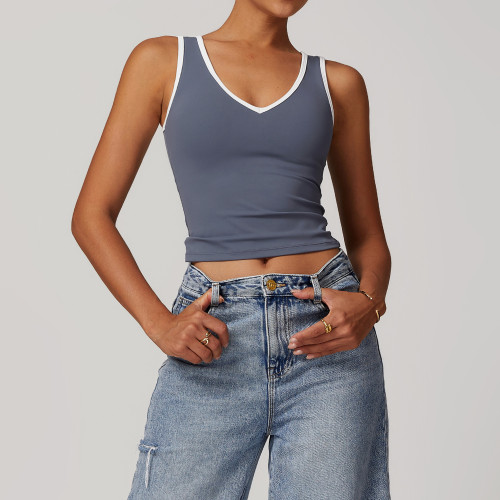 Custom  Sportswear Vest | Wholesale High Quality Sports vest Custom Nylon Spandex tank top