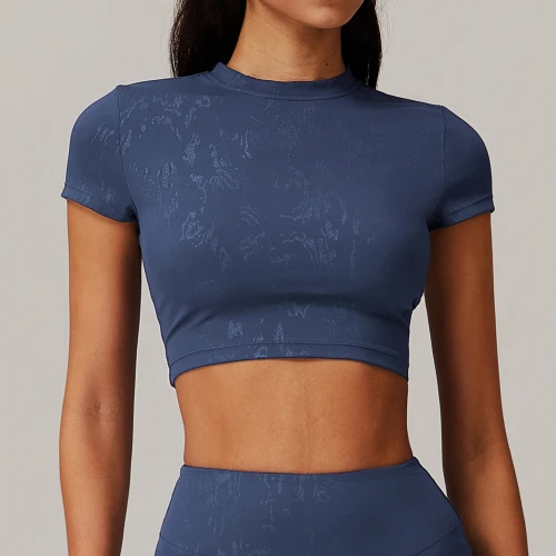 Custom Gold Foil Sports Vest | Custom high quality bodysuit factory wholesale cropped top