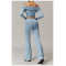 Custom Yoga Set Long | Wholesale Custom Long Sleeve Yoga Set Private Label Design