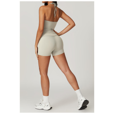 Custom Yoga Suits | Wholesale Custom Vest Shorts Yoga Suits Support Private Label Design