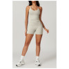Custom Yoga Suits | Wholesale Custom Vest Shorts Yoga Suits Support Private Label Design