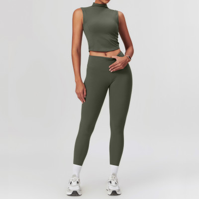 Custom Yoga Sets Sleeveless | Wholesale Custom Yoga Set Factory Custom Fabric Style Labels