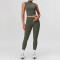 Custom Yoga Sets Sleeveless | Wholesale Custom Yoga Set Factory Custom Fabric Style Labels