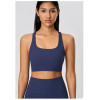 Custom sports bra | Wholesale cross back bra thread design custom fabric