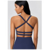 Custom sports bra | Wholesale cross back bra thread design custom fabric