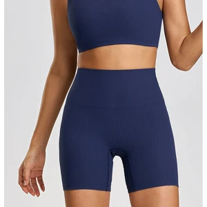Custom Yoga Shorts | Factory Yoga Shorts Sport High Waist Custom Fabric Styles Private Label