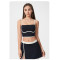 Custom sports bra | Wholesale contrast color sports bras for women shockproof push-up breathable